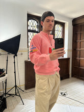 Load image into Gallery viewer, 1980s Vintage Italian Designer Gusseted Quarter Zip - Size L