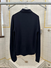 Load image into Gallery viewer, 2000s Roberto Menichetti Navy Quarter Button Up Sweater -Size M