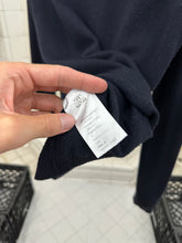 Load image into Gallery viewer, 2000s Roberto Menichetti Navy Quarter Button Up Sweater -Size M