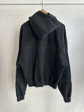 Load image into Gallery viewer, Constant Practice x J. Taverniti Black Garment Dyed Hoodie with Silk Piping