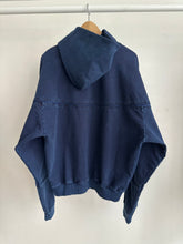 Load image into Gallery viewer, Constant Practice x J. Taverniti Indigo Garment Dyed Hoodie with Silk Piping