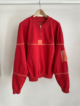 Load image into Gallery viewer, Constant Practice x J. Taverniti Red Terry Bomber with Silk Piping