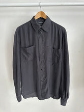 Load image into Gallery viewer, Constant Practice x J. Taverniti Black Garment Dyed Silk Shirt