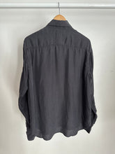 Load image into Gallery viewer, Constant Practice x J. Taverniti Black Garment Dyed Silk Shirt