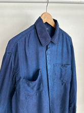 Load image into Gallery viewer, Constant Practice x J. Taverniti Indigo Garment Dyed Silk Shirt
