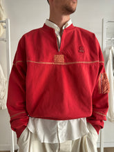 Load image into Gallery viewer, Constant Practice x J. Taverniti Red Terry Bomber with Silk Piping
