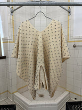 Load image into Gallery viewer, ss1983 Issey Miyake Tufted Rectangle Knit with Cutouts - Size OS