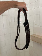 Load image into Gallery viewer, 1980s Issey Miyake Dual Leather Rope Belt - Size OS