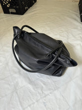 Load image into Gallery viewer, 1990s Issey Miyake Black Leather Tote - Size OS