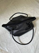 Load image into Gallery viewer, 1990s Issey Miyake Black Leather Tote - Size OS