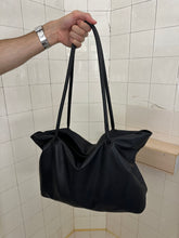 Load image into Gallery viewer, 1990s Issey Miyake Black Leather Tote - Size OS