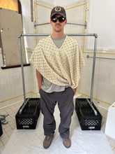 Load image into Gallery viewer, ss1983 Issey Miyake Tufted Rectangle Knit with Cutouts - Size OS