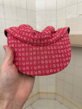 Load image into Gallery viewer, 2000s Issey Miyake Red Jacquard Logo 5 Panel Hat - Size OS