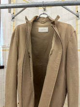 Load image into Gallery viewer, ss2001 Burberry Prorsum Tan Moto Jacket with Leather Detailing - Size L