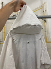 Load image into Gallery viewer, 1980s Marithe Francois Girbaud White Hooded Life Preserver Jacket - Size M