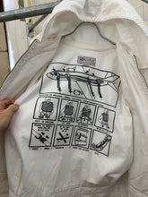 Load image into Gallery viewer, 1980s Marithe Francois Girbaud White Hooded Life Preserver Jacket - Size M