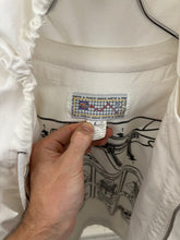 Load image into Gallery viewer, 1980s Marithe Francois Girbaud White Hooded Life Preserver Jacket - Size M