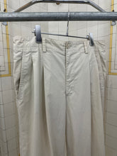 Load image into Gallery viewer, 1980s Issey Miyake White Pleated Trousers with Zippered Backpockets - Size M