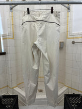 Load image into Gallery viewer, 1980s Issey Miyake White Pleated Trousers with Zippered Backpockets - Size M