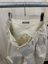 Load image into Gallery viewer, 1980s Issey Miyake White Pleated Trousers with Zippered Backpockets - Size M