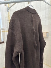 Load image into Gallery viewer, aw1988 Issey Miyake Brown Spike Spine Sweater - Size M