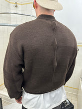 Load image into Gallery viewer, aw1988 Issey Miyake Brown Spike Spine Sweater - Size M