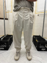 Load image into Gallery viewer, 1980s Issey Miyake White Pleated Trousers with Zippered Backpockets - Size M