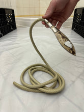 Load image into Gallery viewer, 1980s Issey Miyake Python Buckle Leather Rope Belt - Size OS