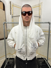 Load image into Gallery viewer, 1980s Marithe Francois Girbaud White Hooded Life Preserver Jacket - Size M