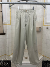Load image into Gallery viewer, ss1991 Issey Miyake Double Pleated Khaki Trousers - Size S
