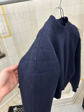 Load image into Gallery viewer, aw1993 Issey Miyake Cropped Sweatshirt with Topstitched Shoulderpads - Size M