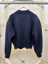 Load image into Gallery viewer, aw1993 Issey Miyake Cropped Sweatshirt with Topstitched Shoulderpads - Size M