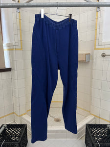 1980s Issey Miyake Mohair Sweatpants with Padded Top Stitch Design - Size L