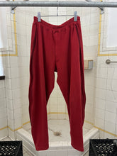 Load image into Gallery viewer, 1980s Issey Miyake Red Zipper Sweatpants - Size L