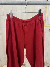 Load image into Gallery viewer, 1980s Issey Miyake Red Zipper Sweatpants - Size L