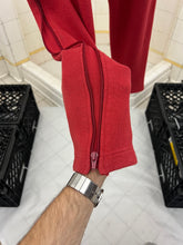 Load image into Gallery viewer, 1980s Issey Miyake Red Zipper Sweatpants - Size L