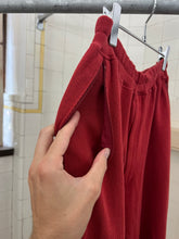 Load image into Gallery viewer, 1980s Issey Miyake Red Zipper Sweatpants - Size L