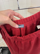 Load image into Gallery viewer, 1980s Issey Miyake Red Zipper Sweatpants - Size L