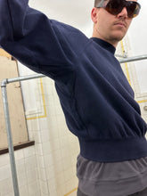 Load image into Gallery viewer, aw1993 Issey Miyake Cropped Sweatshirt with Topstitched Shoulderpads - Size M