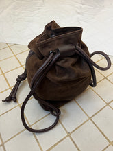 Load image into Gallery viewer, 1980s Issey Miyake Suede Drawstring Bag - Size OS