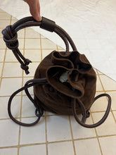 Load image into Gallery viewer, 1980s Issey Miyake Suede Drawstring Bag - Size OS