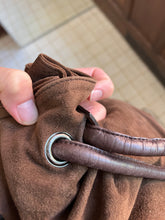 Load image into Gallery viewer, 1980s Issey Miyake Suede Drawstring Bag - Size OS