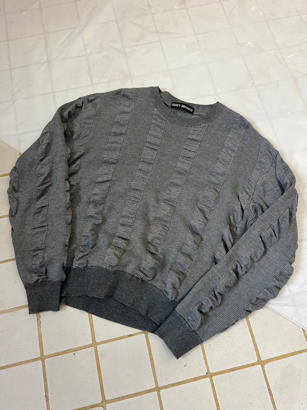 1990s Issey Miyake Scrunch Sweater - Size M