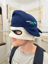 Load image into Gallery viewer, Vintage Peace Frogs Polar Fleece Whale Head Mask - Size OS