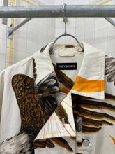 Load image into Gallery viewer, ss1994 Issey Miyake Painted Bald Eagle Double Breasted Jacket - Size L