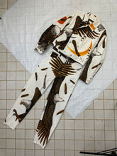 Load image into Gallery viewer, ss1994 Issey Miyake Painted Bald Eagle Double Breasted Jacket - Size L