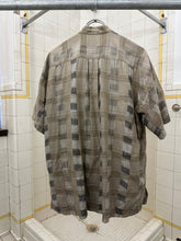 Load image into Gallery viewer, 1980s Issey Miyake Brush Plaid Button Up Shirt - Size M