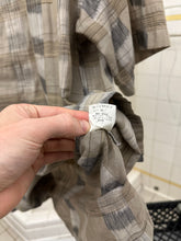 Load image into Gallery viewer, 1980s Issey Miyake Brush Plaid Button Up Shirt - Size M