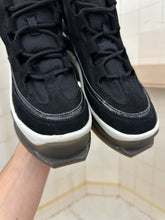 Load image into Gallery viewer, ss1998 Issey Miyake Futuristic Black and Gum Platform High Trainers - Size 7 US