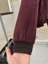 Load image into Gallery viewer, 1990s Katharine Hamnett Burgundy Hooded Bomber - Size M